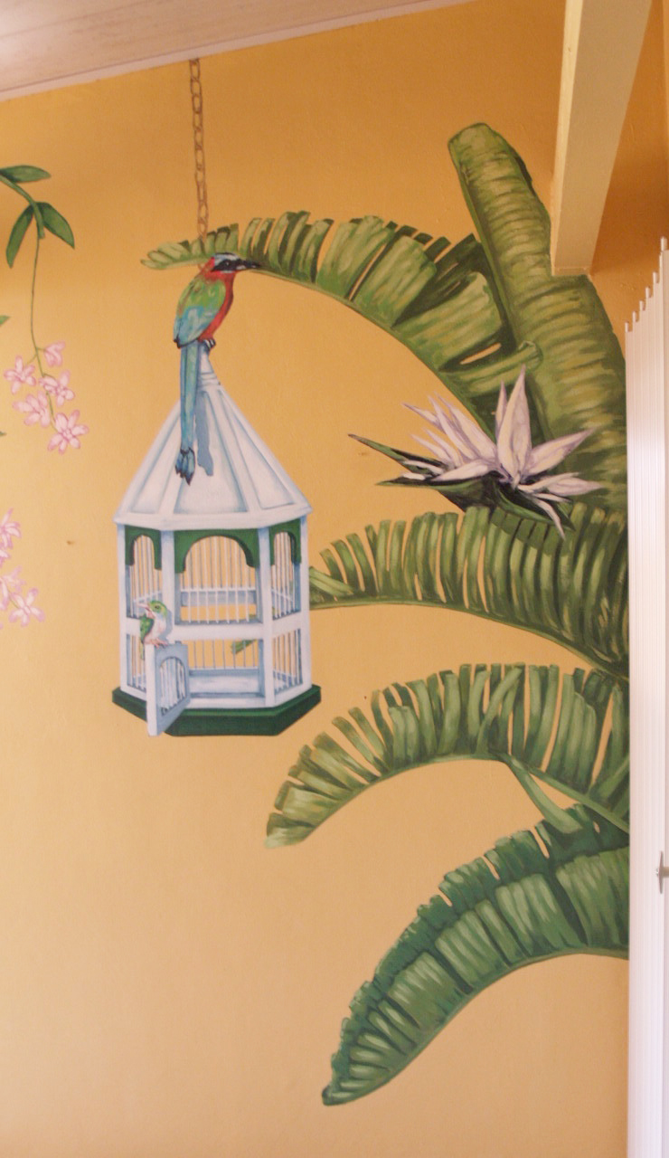 Tropical Garden Mural