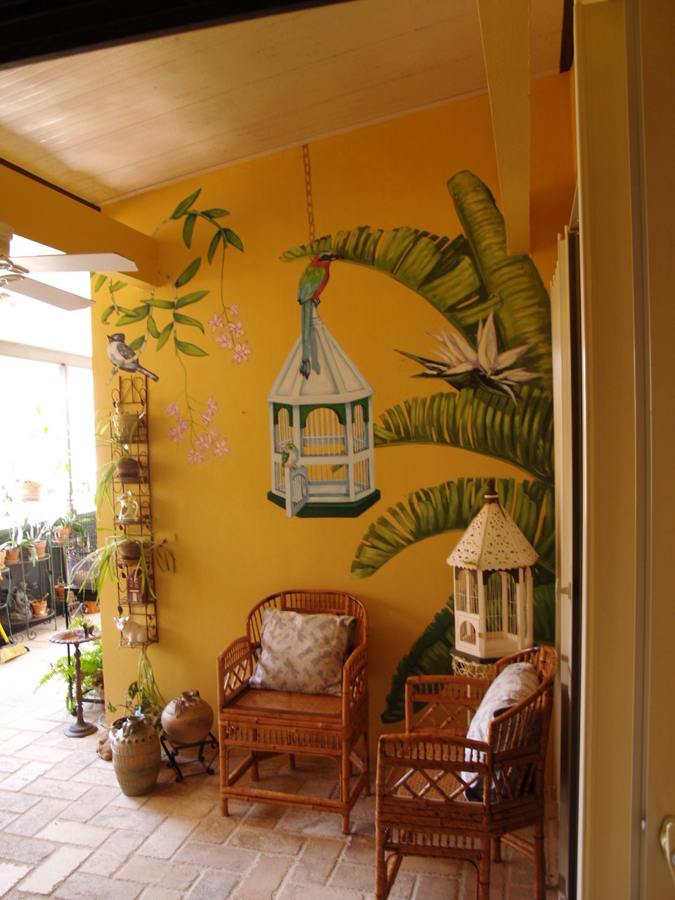 Tropical Garden Mural