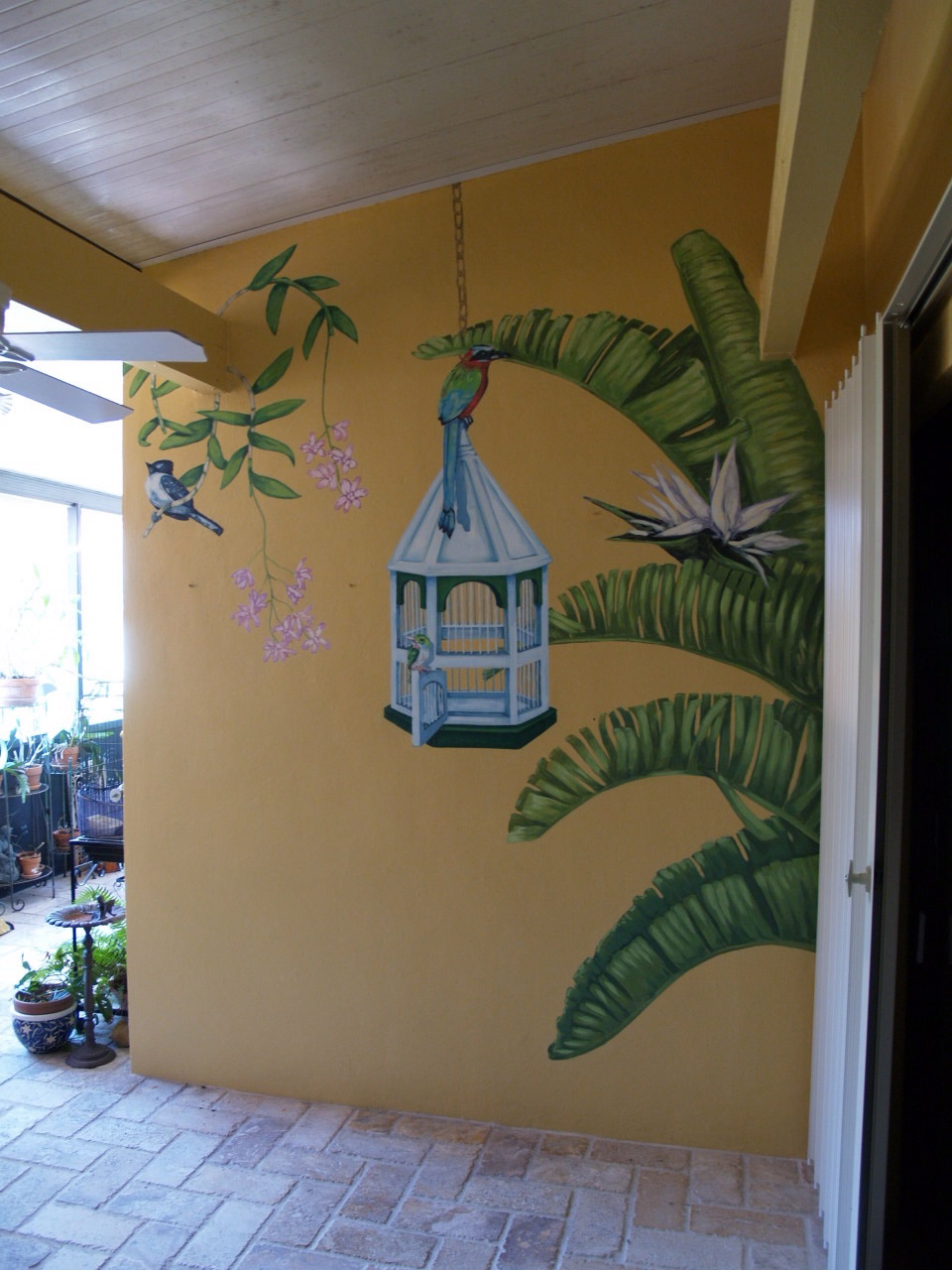Tropical Garden Mural